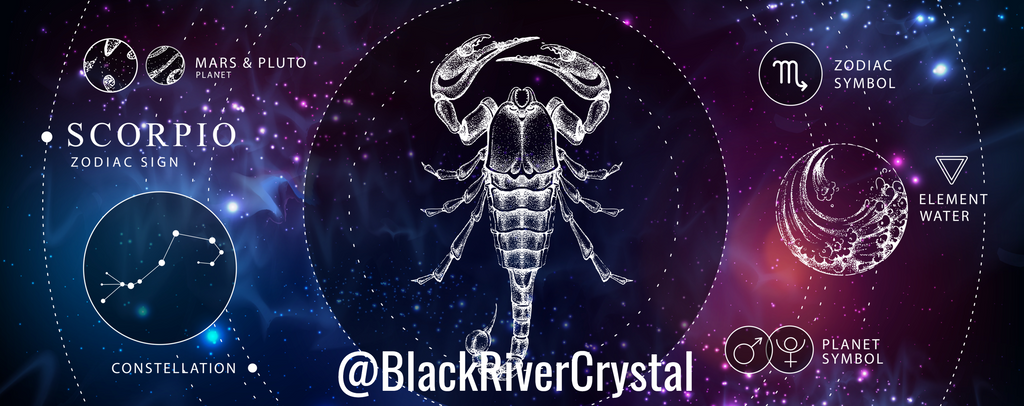 Scorpio Crystals and Birthstones October 23rd - November 21st